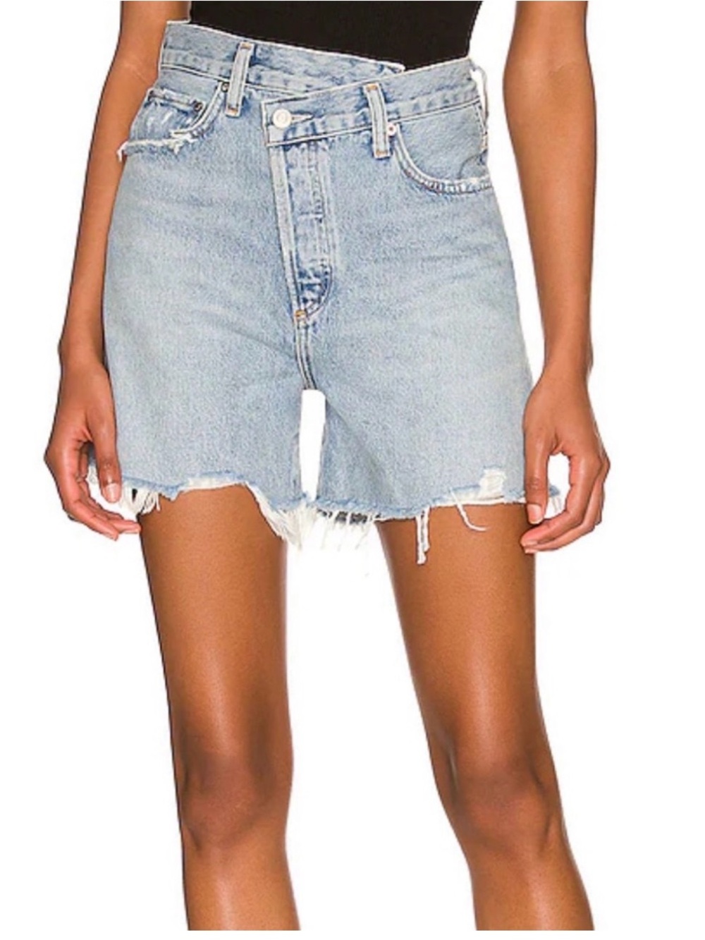 Agolde criss cross denim